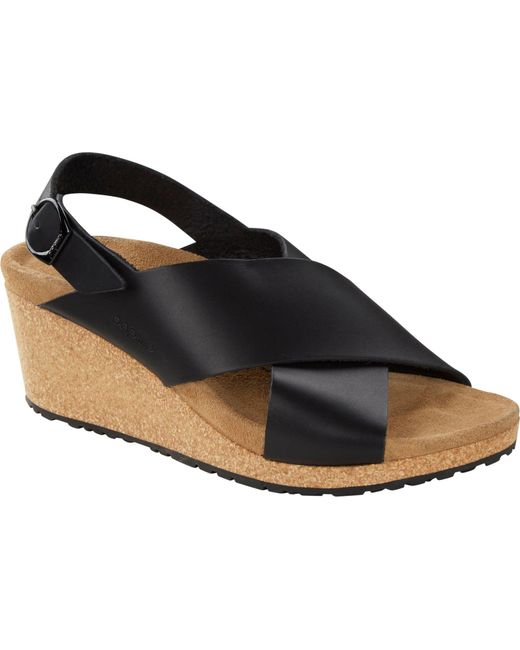 Birkenstock Leather Papillio By Samira Sandals in Black - Lyst