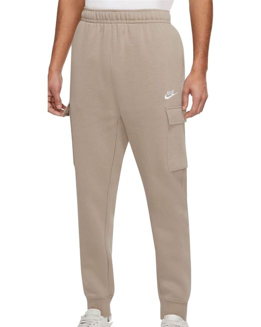 Nike Sportswear Club Fleece Cargo Pants in Khaki (Green) for Men | Lyst