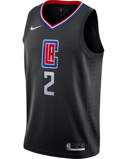 Nike Los Angeles Clippers Kawhi Leonard #2 Black Dri-fit ...