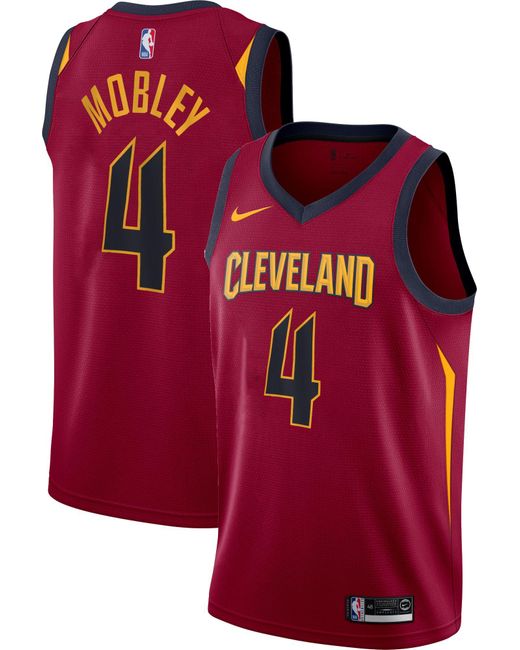 Nike Cleveland Cavaliers Evan Mobley #4 Maroon Dri-fit Swingman Jersey in Red for Men - Lyst