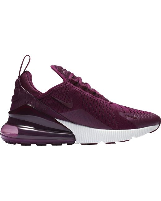 Nike Rubber Air Max 270 Shoes in Burgundy (Purple) | Lyst