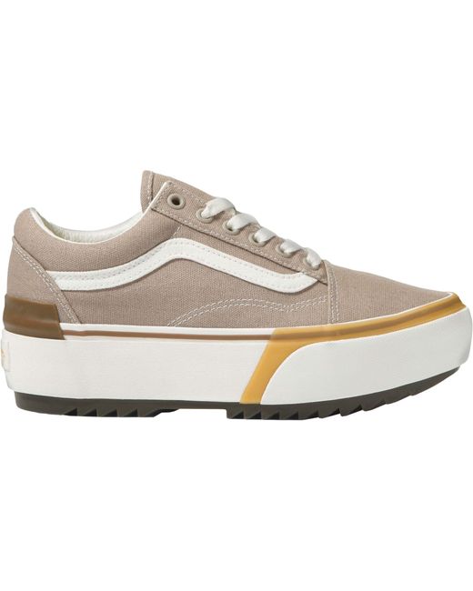 Vans Canvas Old Skool Stacked Platform Shoes in Cobblestone (Black) | Lyst