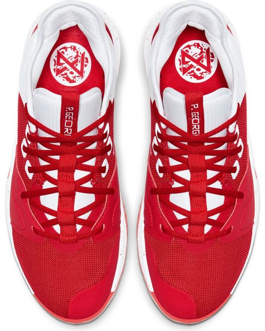 Nike Pg3 Basketball Shoes in Red/White 