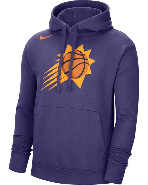 Nike Phoenix Suns Purple Fleece Pullover Hoodie in Blue for Men | Lyst