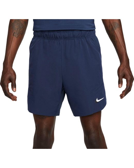 Nike Court Dri-fit Adv Slam 7" Tennis Shorts in Midnight Navy/White