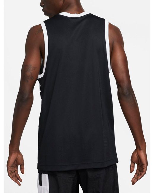 Nike Dri-fit Basketball Jersey in Black for Men - Lyst