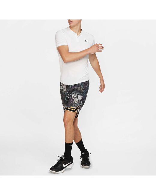 nike men's court flex ace printed tennis shorts