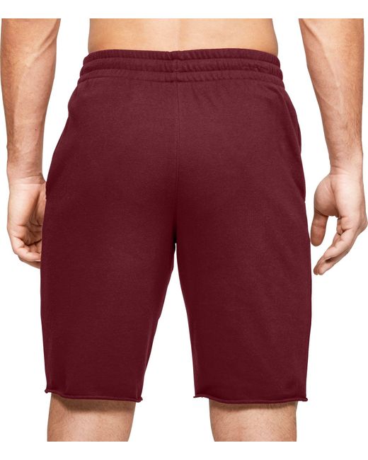 under armour terry fleece shorts