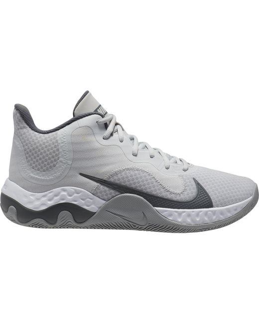 nike gray basketball shoes