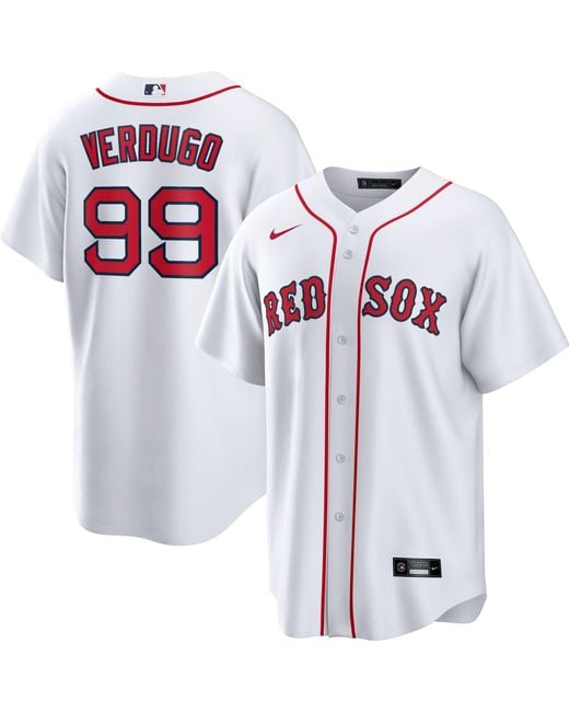 Nike Boston Red Sox Alex Verdugo 99 White Cool Base Jersey for Men Lyst