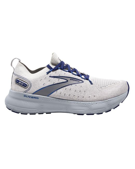 brooks men's glycerin stealthfit gts 20 running shoes