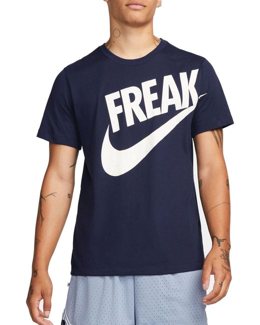 Nike Giannis Dri-fit Basketball T-shirt in Blue for Men | Lyst