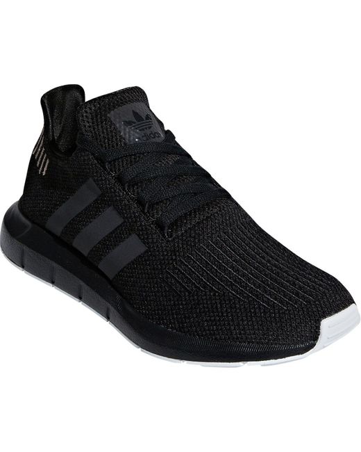 all black swift run shoes