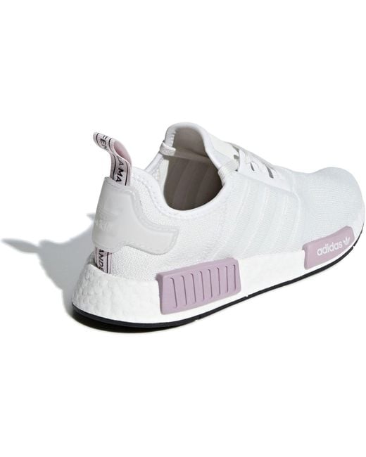 adidas white and purple shoes