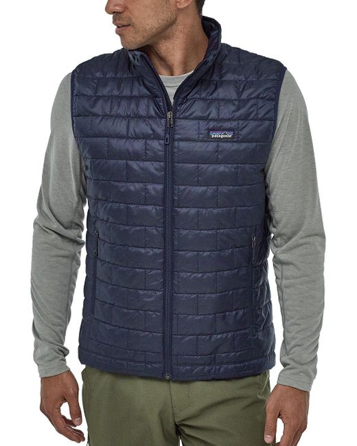 Patagonia Nano Puff Vest in Blue for Men - Lyst