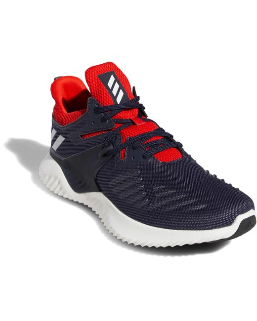 Adidas Lace Alphabounce Beyond Shoes In Navy Red Blue For Men Lyst