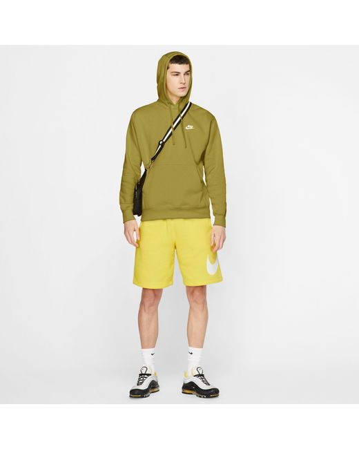 Nike Sportswear Club Fleece Hoodie (regular And Big & Tall) in Green