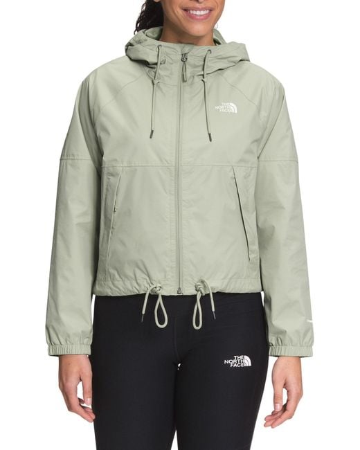 The North Face Antora Hooded Rain Jacket in Green - Lyst