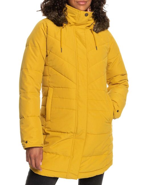 Roxy Ellie Ski Jacket in Honey (Yellow) Lyst