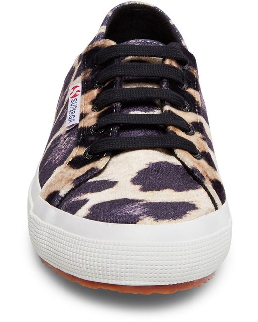 superga leopard gold