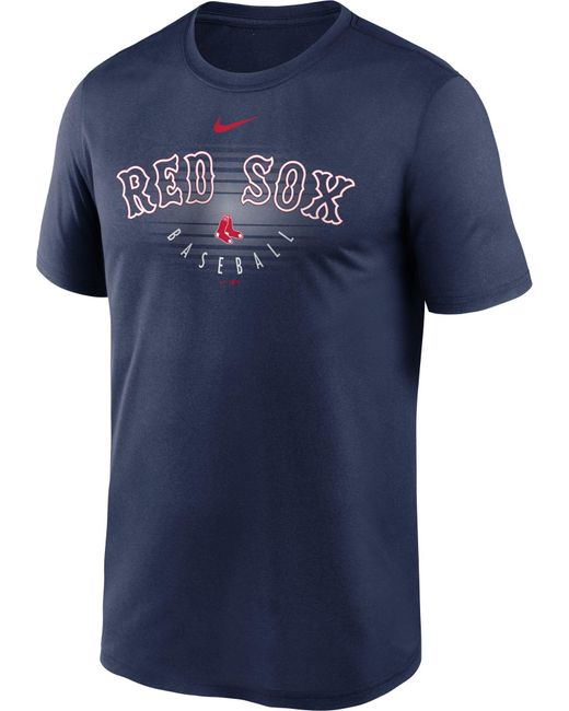 Nike Boston Red Sox Navy Outline Legend Dri-fit T-shirt in Blue for Men ...