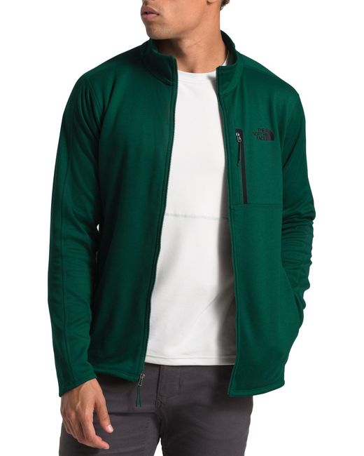 the north face green fleece jacket