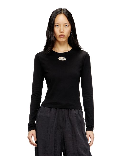 DIESEL 長袖Tシャツ Black