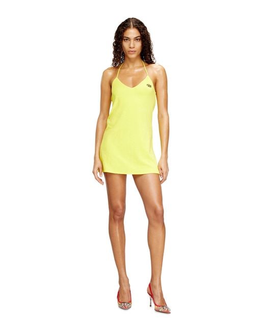 DIESEL Yellow Mini Dress