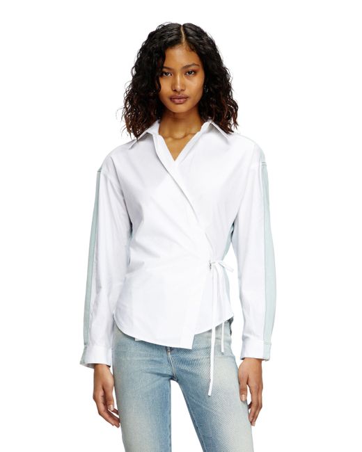 Camicia A Portafoglio di DIESEL in White