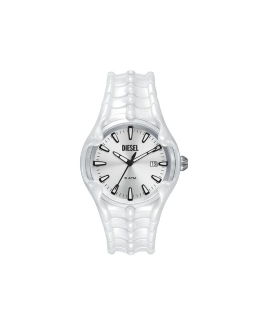 DIESEL Vert Three-hand Date White Ceramic Watch for men