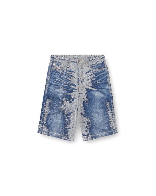 メンズ DIESEL Shorts Blue