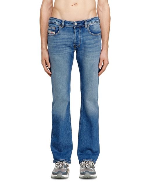 DIESEL Blue Bootcut Jeans Low Waist 2007 Zatiny, Light, Button Fly for men