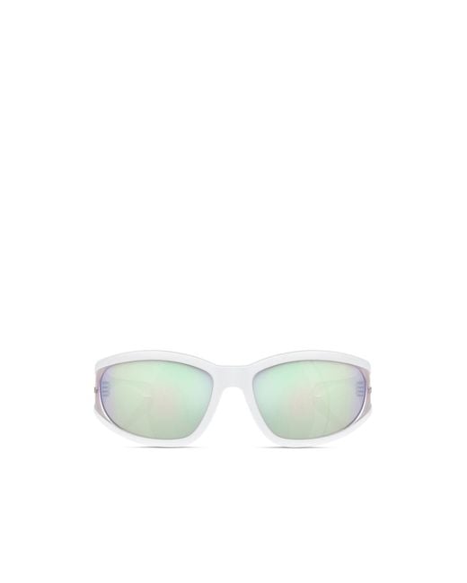 DIESEL Green Rectangular Sunglasses