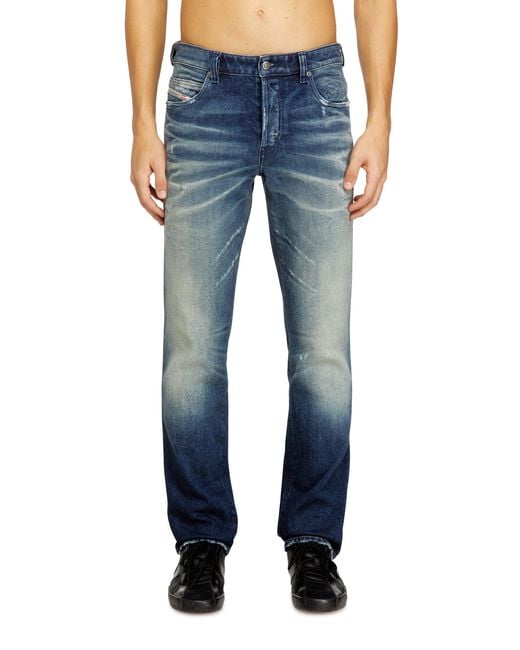 DIESEL Blue Slim Jeans Regular Waist 1993 D-Vyl, Dark, Button Fly for men