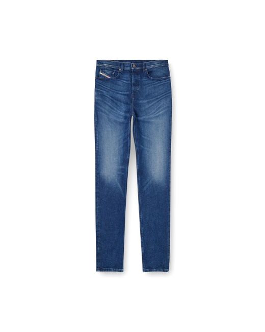DIESEL Blue Regular Jeans for men