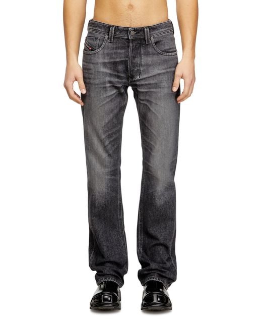 DIESEL Blue Regular Jeans Low Waist 1985 Larkee, Button Fly for men