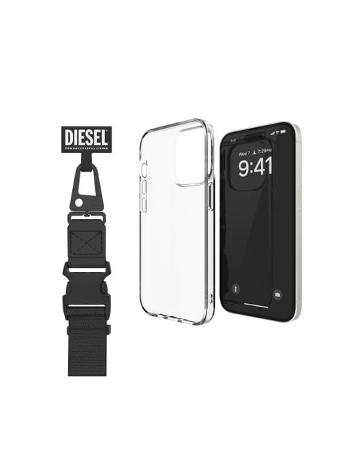Cordón Universal Para Smartphone DIESEL de color Black