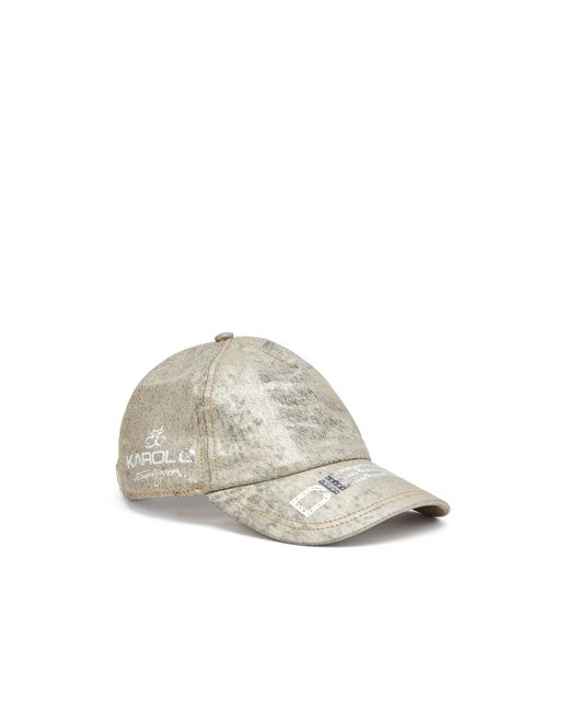 DIESEL White Baseball Cap