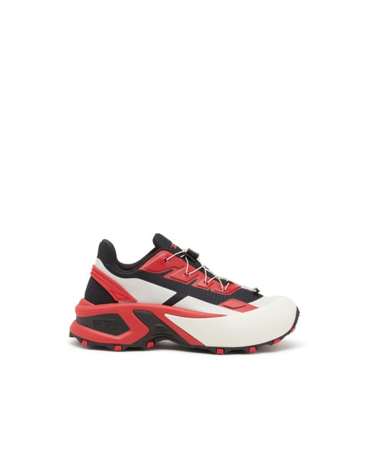 DIESEL Red D-cage Runner-sneakers In Tpu-trimmed Ripstop for men