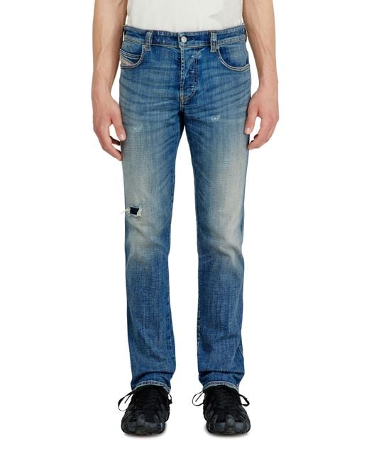 DIESEL Blue Slim Jeans Regular Waist 1993 D-Vyl, Medium, Button Fly for men