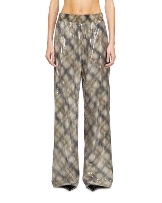 DIESEL Multicolor Sequined Pants