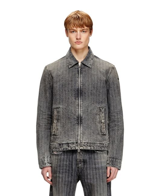 メンズ DIESEL Blouson Jacket Gray