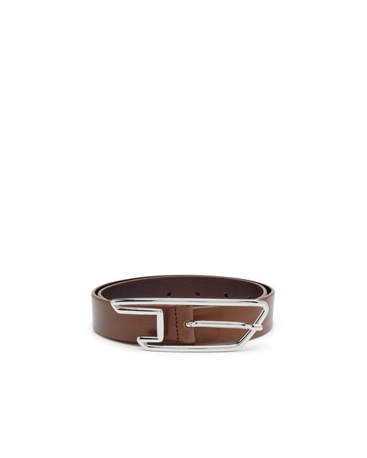 DIESEL Brown 3Cm Belt