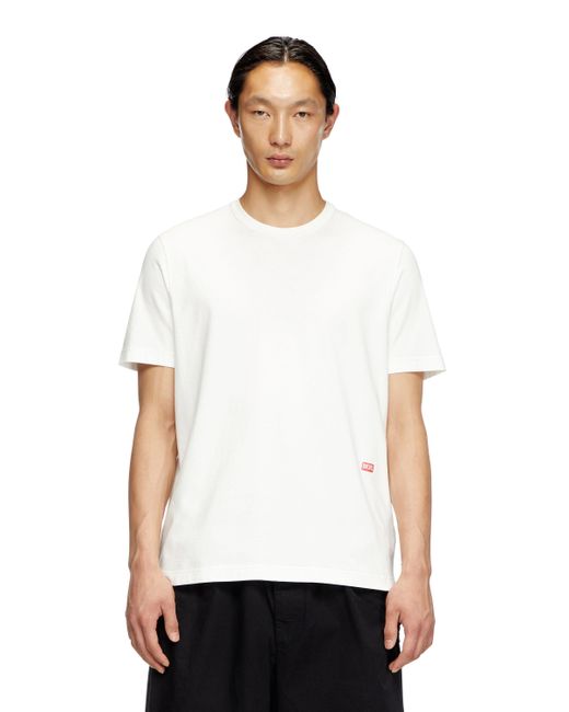 T-Shirt Con Stampa Runway di DIESEL in White da Uomo