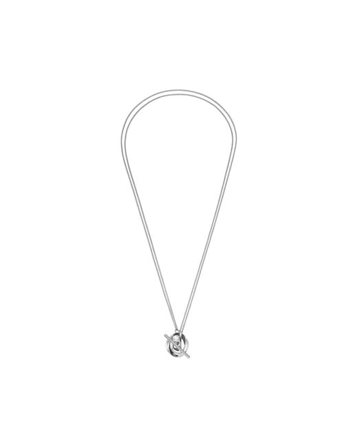 DIESEL Blue Stainless Steel Pendant Necklace