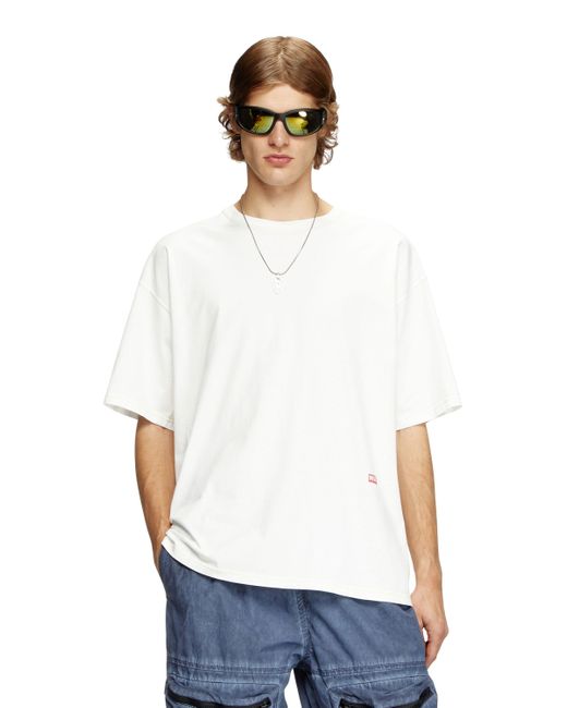 DIESEL T-Shirt Mit Apfelkern-Print in White für Herren