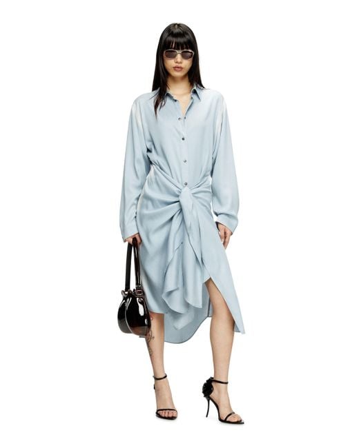 DIESEL シャツドレス Blue