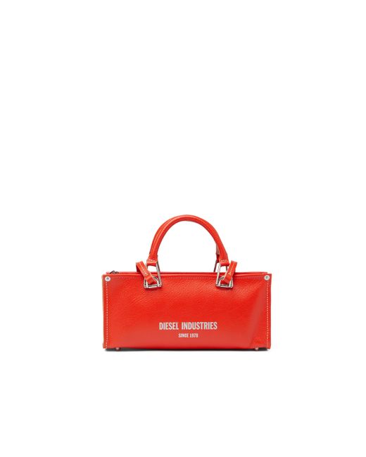 DIESEL Red Leather Handbag
