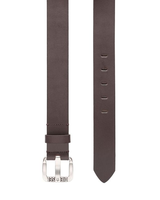 メンズ DIESEL レザーベルト Black