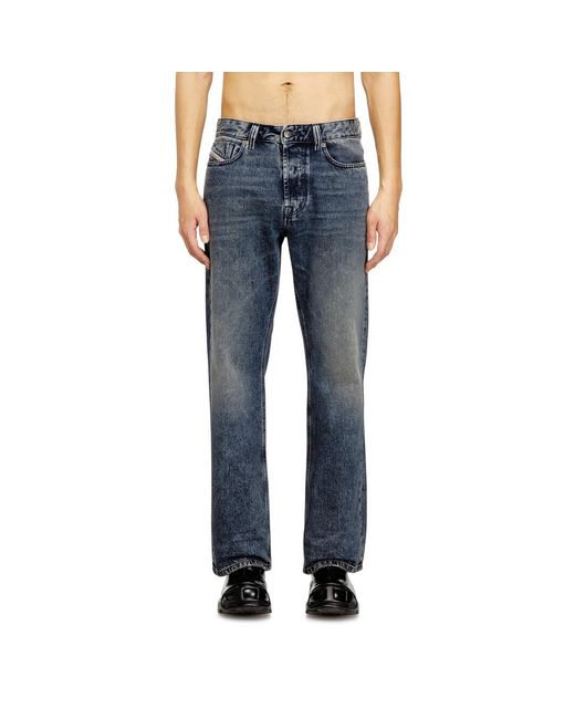 DIESEL Blue Relaxed Jeans for men